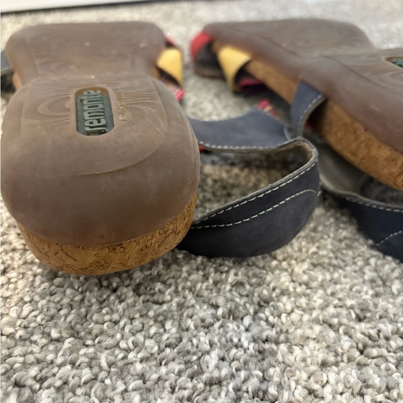 Remonte Leather Multicolour Strappy Sling Back Sandals Women's Size 7.5 - Picture 9 of 13